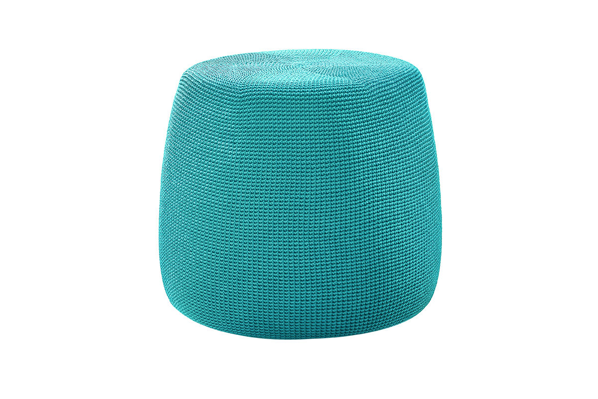 Mimpi Pouf Small Turquoise Ø48cm (Ø18")